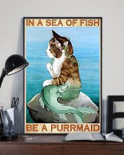 Be A Purrmaid 11x17 Poster lifestyle-poster-2