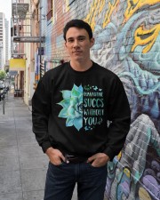 Quarantine succs without Crewneck Sweatshirt lifestyle-unisex-sweatshirt-front-2