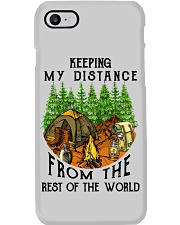 Keeping my distance from the rest of the world Phone Case tile