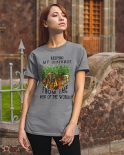 Keeping my distance from the rest of the world Classic T-Shirt apparel-classic-tshirt-lifestyle-06