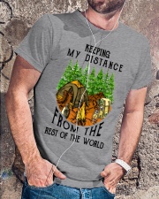 Keeping my distance from the rest of the world Classic T-Shirt lifestyle-mens-crewneck-front-4