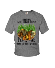 Keeping my distance from the rest of the world Youth T-Shirt tile