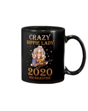 Crazy hippie lady quarantined Mug tile