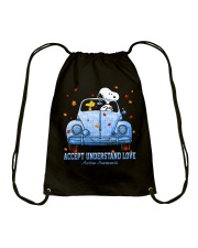 Accept Understand Love Drawstring Bag tile