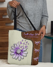 Faith Hope Love Leather Pattern Print All-over Tote aos-all-over-tote-lifestyle-front-10