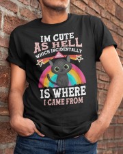 I'm cute as hell Classic T-Shirt apparel-classic-tshirt-lifestyle-26