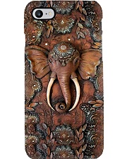 Elephant wooden pattern print Phone Case i-phone-8-case