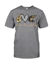 Peace love fishing - Printed apparels Classic T-Shirt front