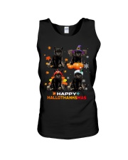 Happy hallothanksmas Unisex Tank tile