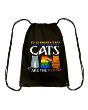 Rainbow cats are the best Pride day Drawstring Bag tile