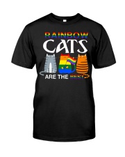 Rainbow cats are the best Pride day Classic T-Shirt tile