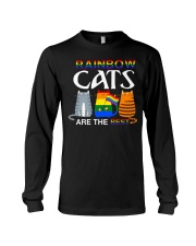 Rainbow cats are the best Pride day Long Sleeve Tee tile