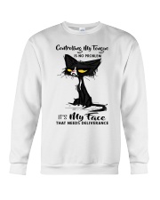 Controlling my tongue Crewneck Sweatshirt tile