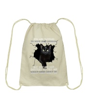 You are entitled to your own opinion Drawstring Bag tile
