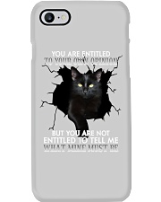 You are entitled to your own opinion Phone Case tile