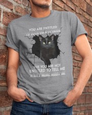 You are entitled to your own opinion Classic T-Shirt apparel-classic-tshirt-lifestyle-26