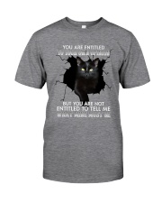 You are entitled to your own opinion Classic T-Shirt front