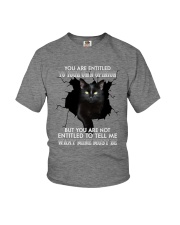 You are entitled to your own opinion Youth T-Shirt tile
