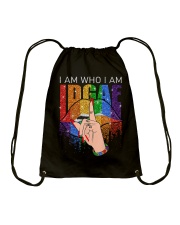 I am who I am - Printed Apparels Drawstring Bag tile
