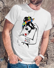 AUTISM AWARENESS Classic T-Shirt lifestyle-mens-crewneck-front-4