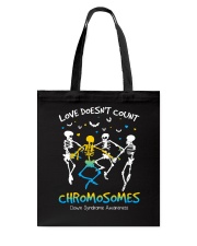Love doesn't count chromosomes Tote Bag tile