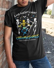 Love doesn't count chromosomes Classic T-Shirt apparel-classic-tshirt-lifestyle-27