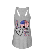 Love independence day - Printed apparels Ladies Flowy Tank tile