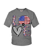 Love independence day - Printed apparels Youth T-Shirt tile