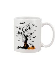 Black cats on the tree Halloween Mug tile