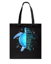 God says you are Tote Bag tile