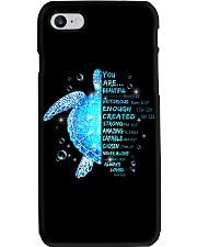God says you are Phone Case tile