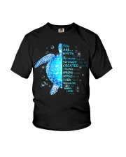 God says you are Youth T-Shirt tile