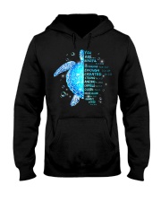 God says you are Hooded Sweatshirt tile