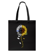 Police sunflower- Blue line - You are my sunshine Tote Bag tile