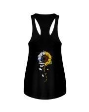 Police sunflower- Blue line - You are my sunshine Ladies Flowy Tank tile