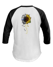 Police sunflower- Blue line - You are my sunshine Baseball Tee tile