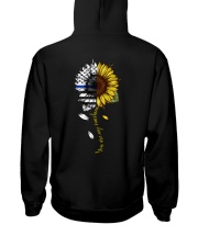 Police sunflower- Blue line - You are my sunshine Hooded Sweatshirt tile