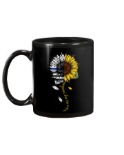 Police sunflower- Blue line - You are my sunshine Mug tile