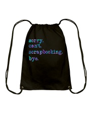 Sorry can't Drawstring Bag tile