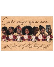 God says you are 250 Piece Puzzle (horizontal) front