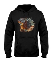 American sunflower Hooded Sweatshirt tile