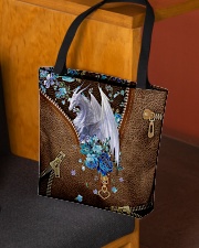Dragon and flowers All-over Tote aos-all-over-tote-lifestyle-front-02