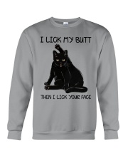 I lick my butt Crewneck Sweatshirt tile