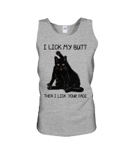 I lick my butt Unisex Tank tile