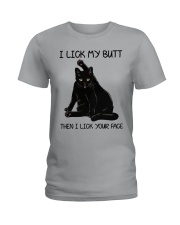 I lick my butt Ladies T-Shirt tile