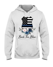 Back the blue Hooded Sweatshirt tile