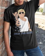 Back the blue Classic T-Shirt apparel-classic-tshirt-lifestyle-27