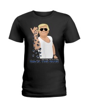 Back the blue Ladies T-Shirt tile
