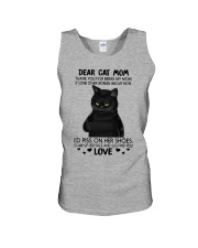 Dear cat mom Unisex Tank tile