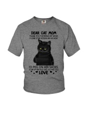 Dear cat mom Youth T-Shirt tile